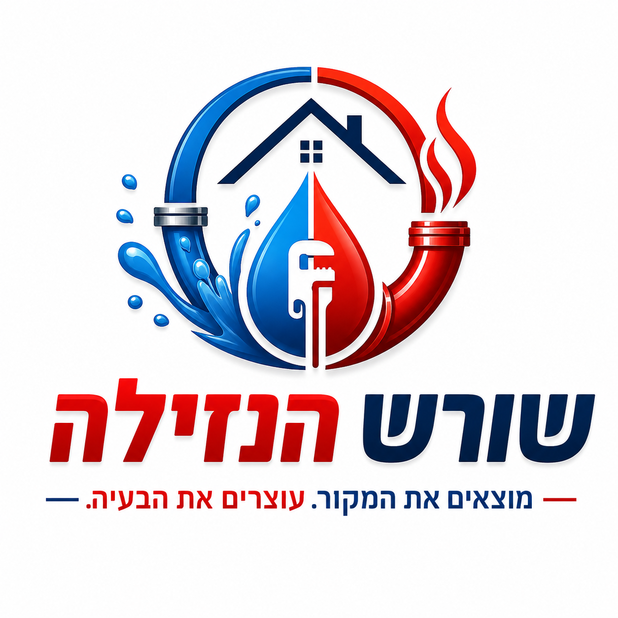 הלוגו של שורש הנזילה – איתור נזילות ואינסטלציה